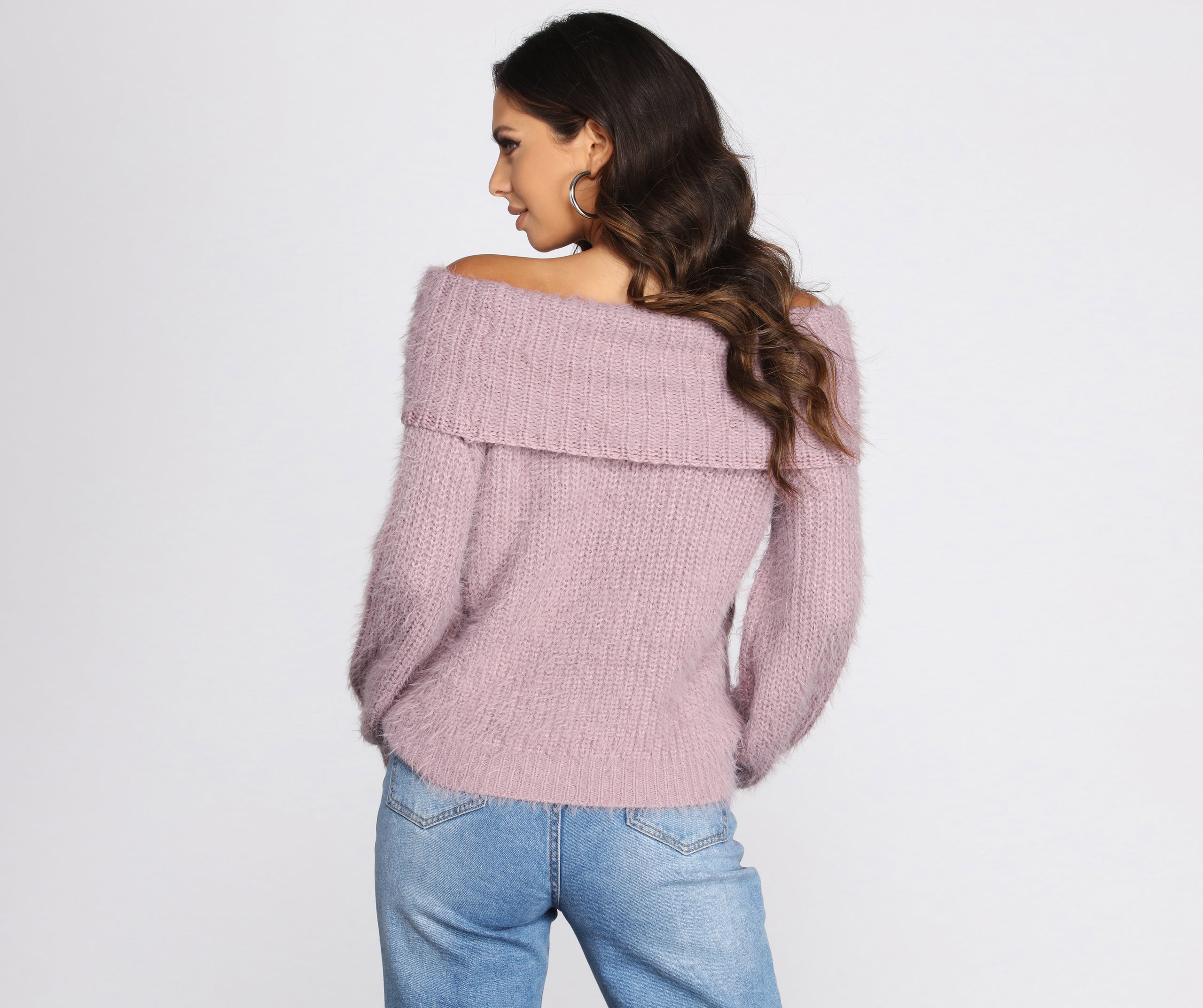 Effortlessly Pretty Eyelash Knit Sweater