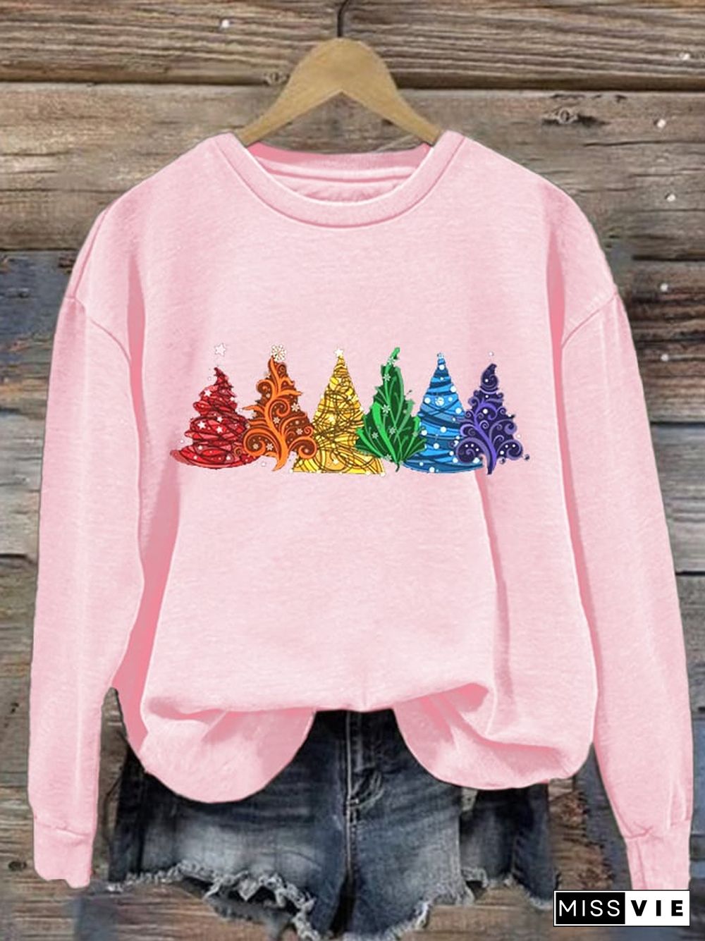 Women's Christmas Long Sleeve Sweatshirt