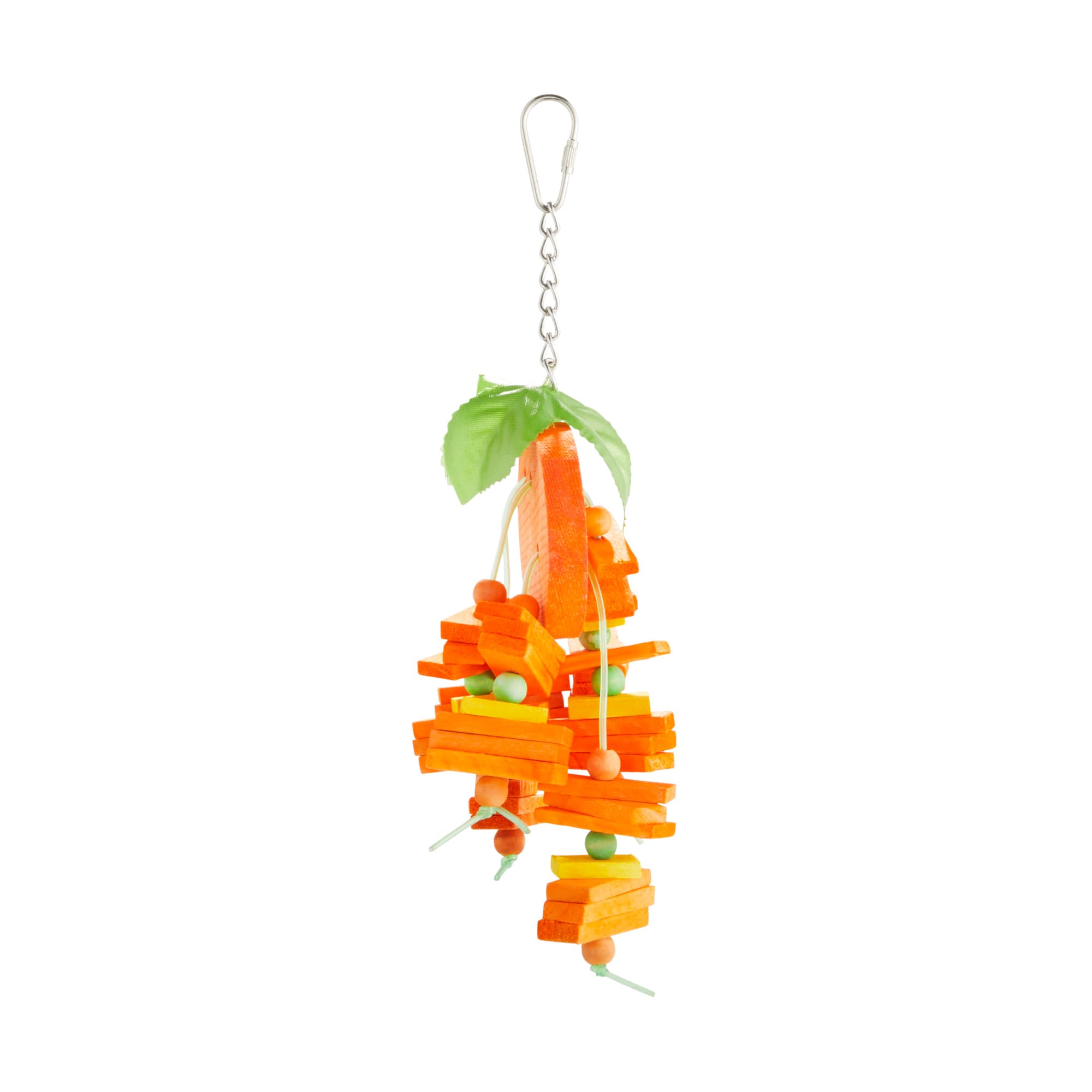 You  Me Orange You Glad Chewing Bird Toy， Small