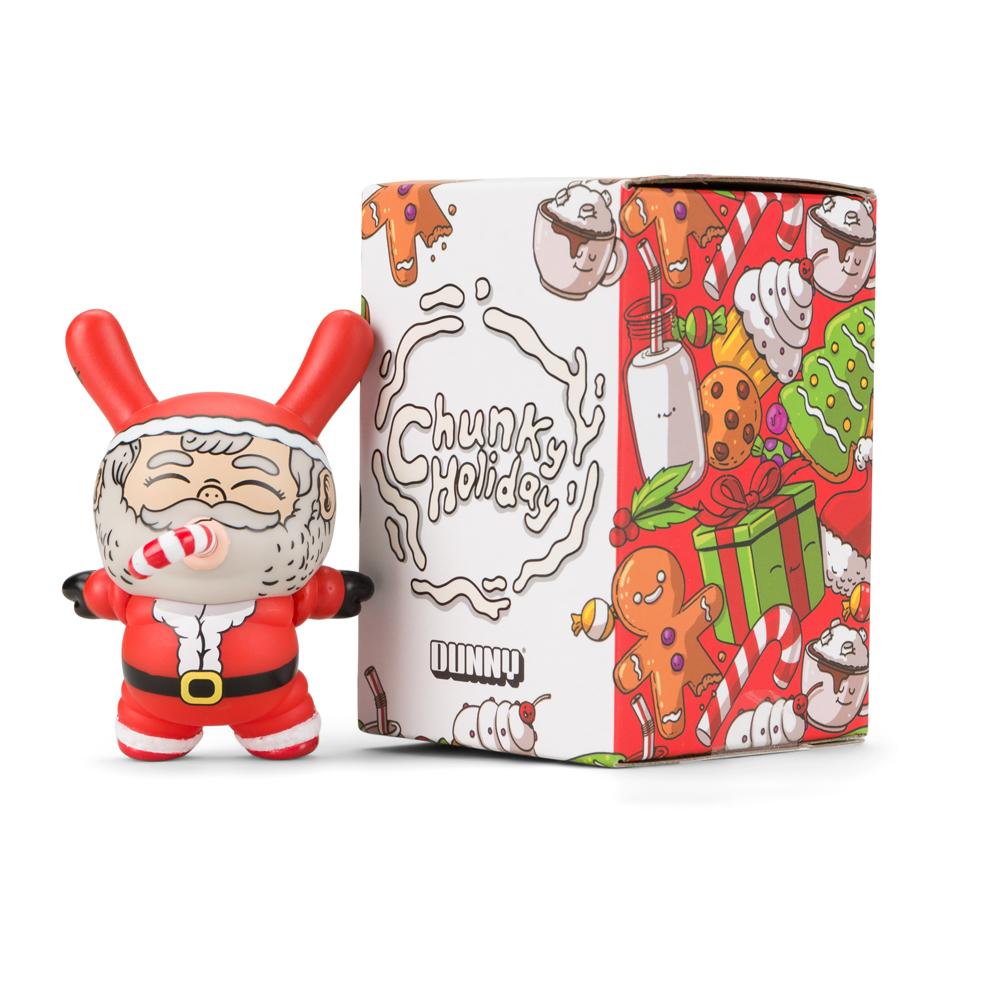 Chunky Holiday Dunny by Alex Solis - Santa Edition