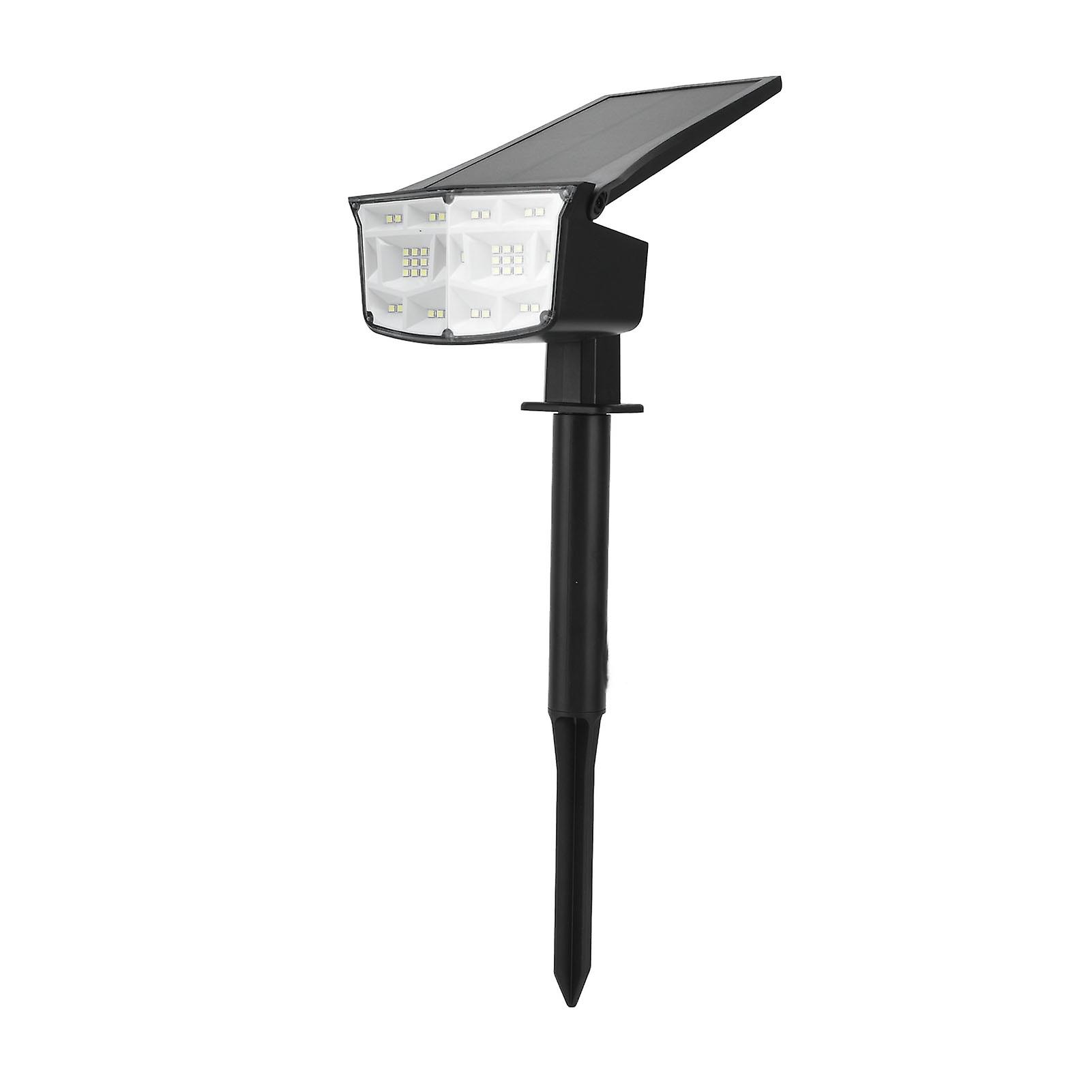 Solar Landscape Light Waterproof 38leds Solar Spot Lamp With High Brightness And Low Brightness For Garden Yard Porchwhite Light