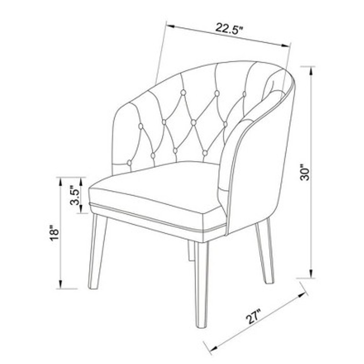 Catonsville Barrel Chair Natural - Threshold™