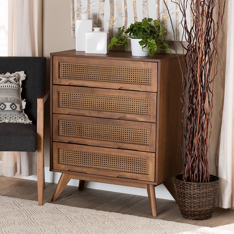 Baxton Studio Barrett 4-Drawer Chest