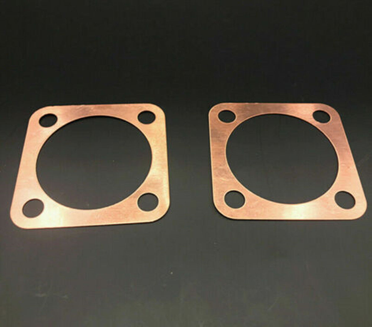 CDHPOWER 66CC/80CC Cylinder Copper Gasket 2pcs， Cylinder Head Gaskets 2 Stroke Engine Motorized Bike