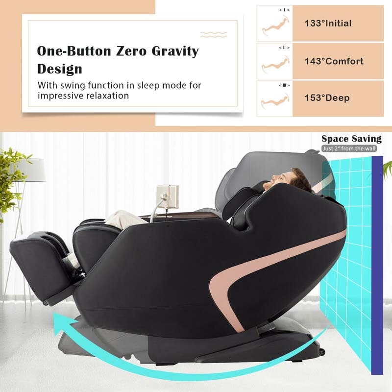 3D SL-Track Full Body Massage Chair Zero Gravity Massage Recliner with 7