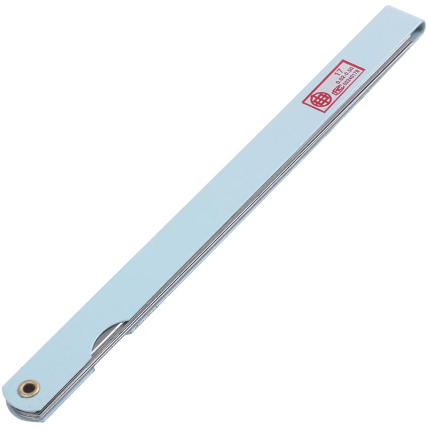 200mm Long 17 Leaves 0.02mm-1.0mm Space Thick Measure Feeler Gauge Gage