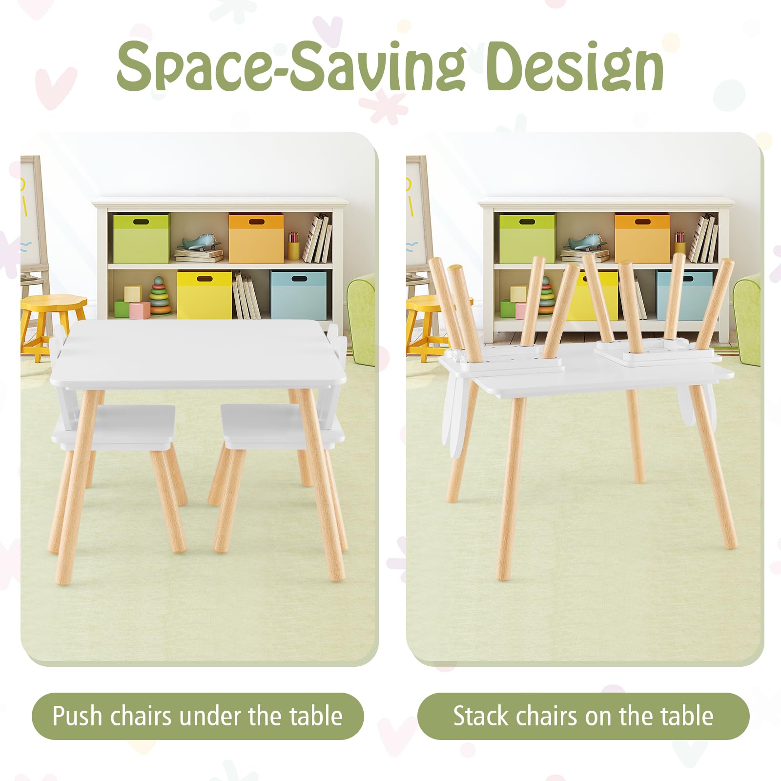 Costzon Kids Table and Chair Set