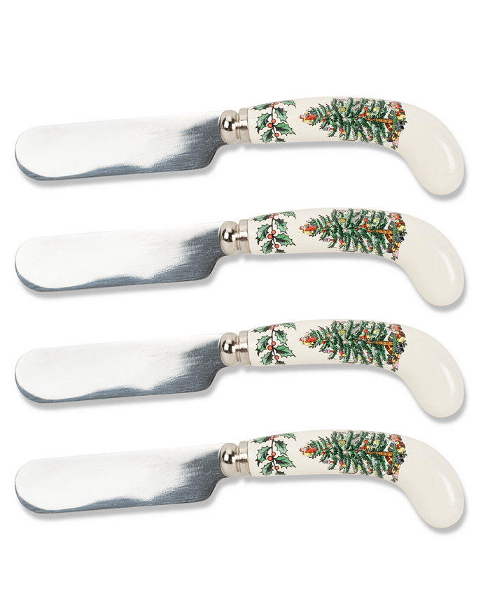 Spode Christmas Tree Spreaders Set of 4