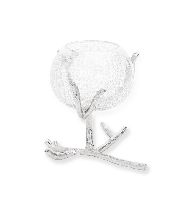 Classic Touch Silver Branch Centerpiece