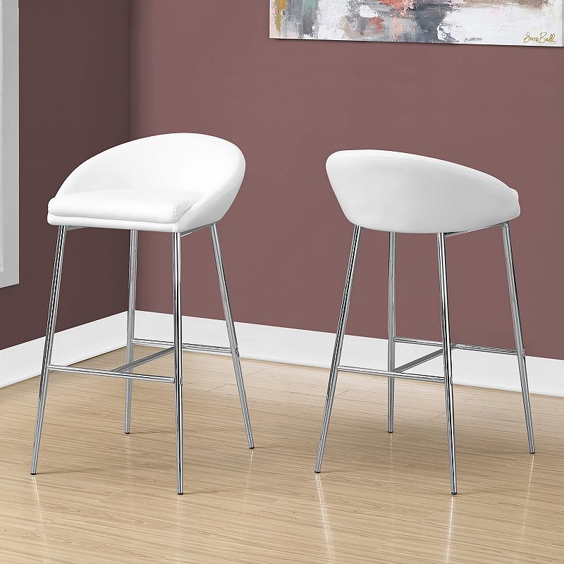 Monarch Low Back Bar Stool 2-piece Set