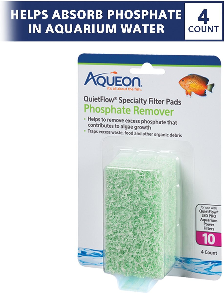 Aqueon QuietFlow 10 Phosphate Reducing Specialty Filter Pad