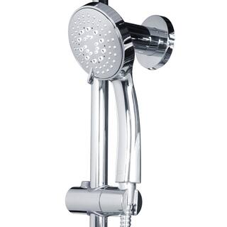 PULSE Showerspas Lanai 7-Spray 1.8 GPM 8 in. Wall Mounted Dual Shower Head and Handheld Shower Head in Chrome 1089-CH-1.8GPM