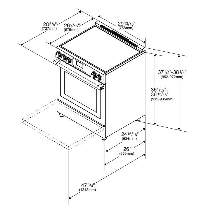 beko 30-inch Slide-in Electric Range with Warming Drawer SLER30532SS