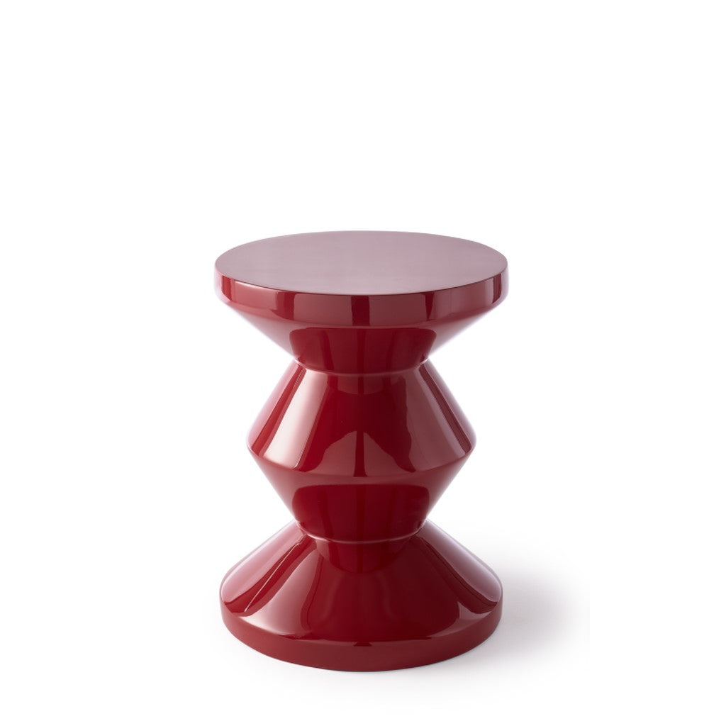 Zig Zag stool red