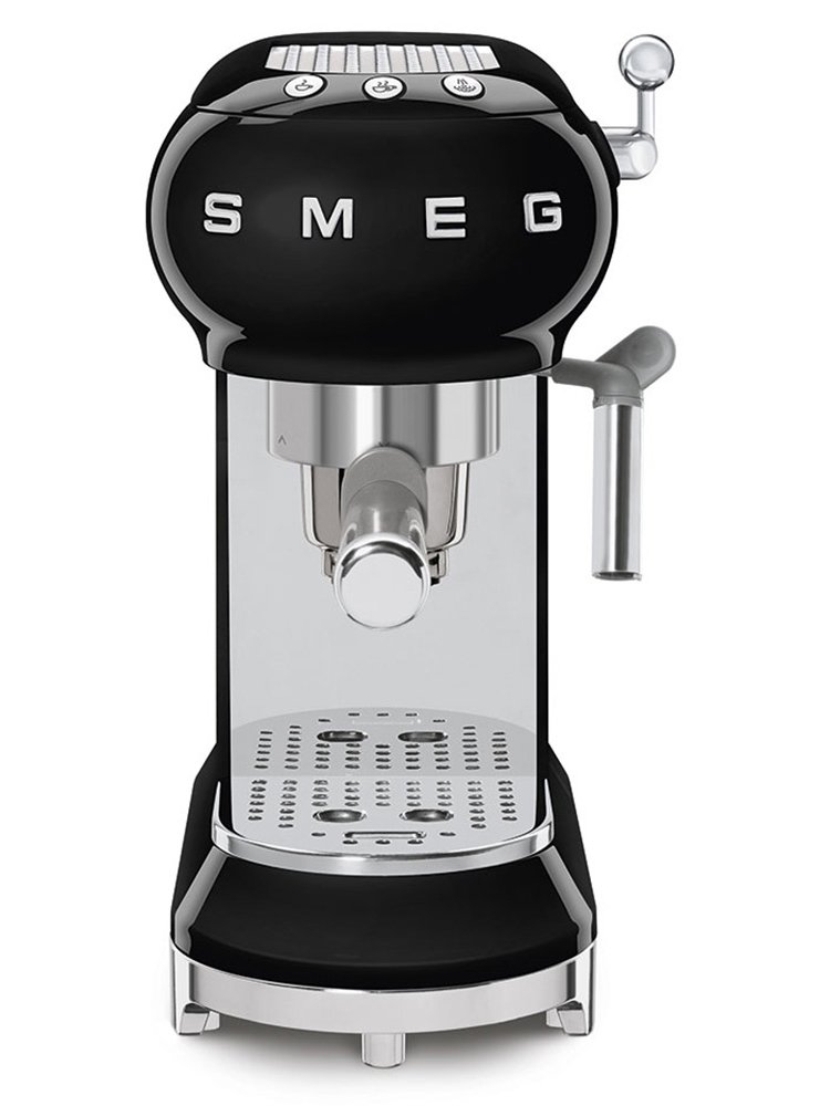 Smeg 50's Retro Style Black Espresso Machine