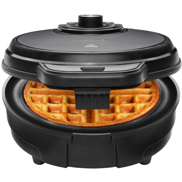 Chefman Anti overflow Waffle Maker Black Stainless Steel