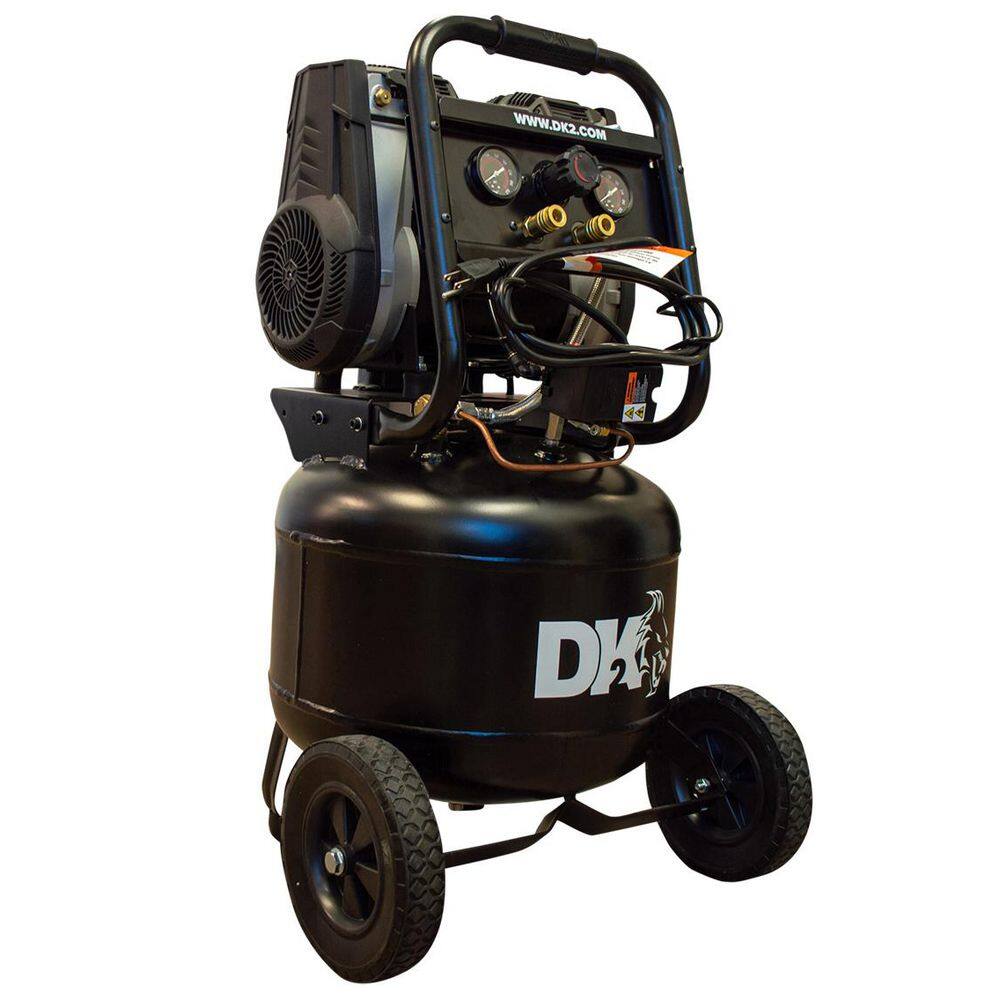 DK2 10 Gal. 150 PSI Portable Silent Electric Air Compressor AC10G