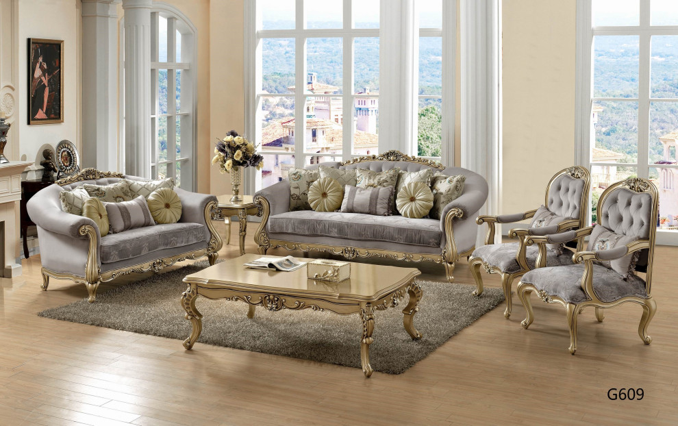 Paulus Coffee Table   Victorian   Coffee Tables   by Infinity Furniture  Houzz