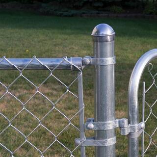 Everbilt 1-58 in. Galvanized Aluminum Chain Link Fence  Post Cap 328560EB