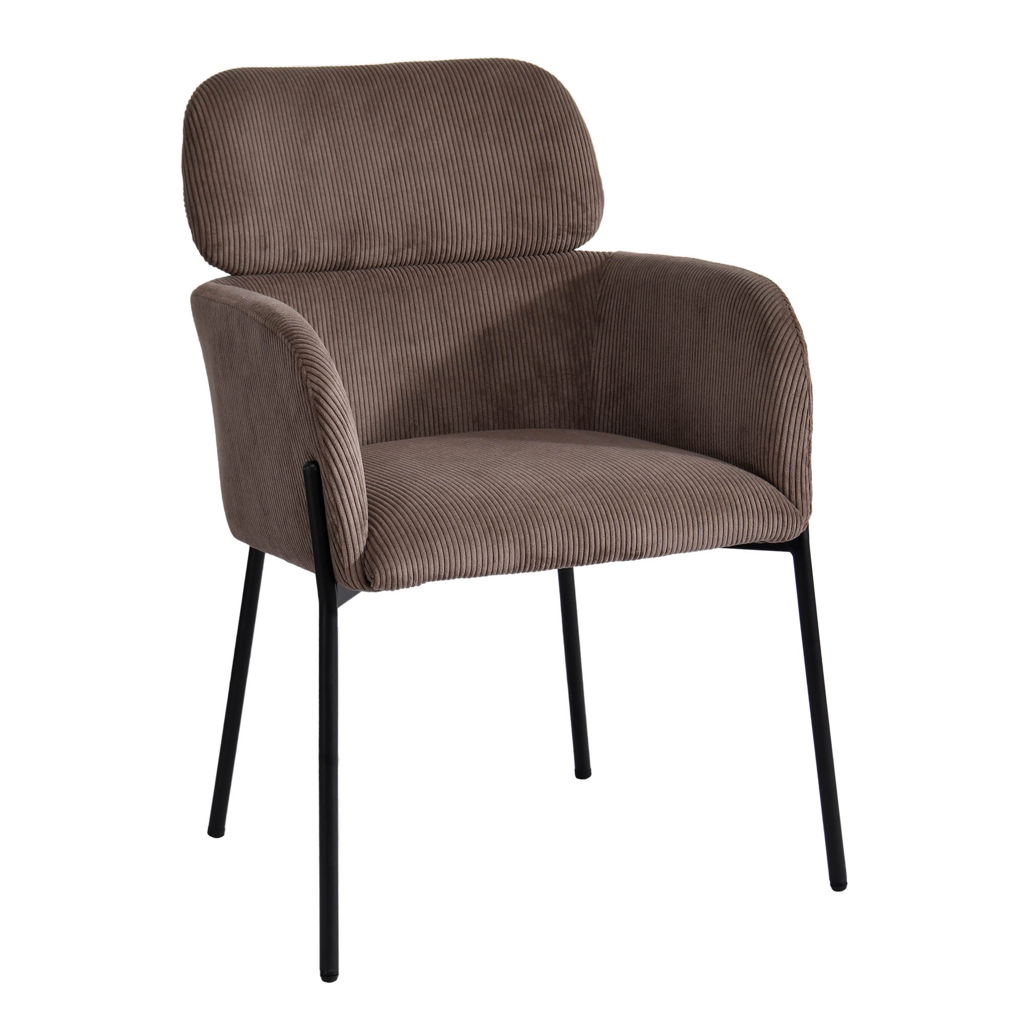 Allegra Dining Chair - Corduroy Brown