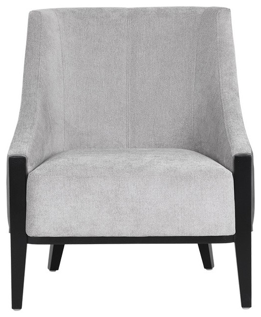 Aurora Lounge Chair  Polo Club Stone/Overcast Gray   Transitional   Armchairs And Accent Chairs   by Sunpan Modern Home  Houzz