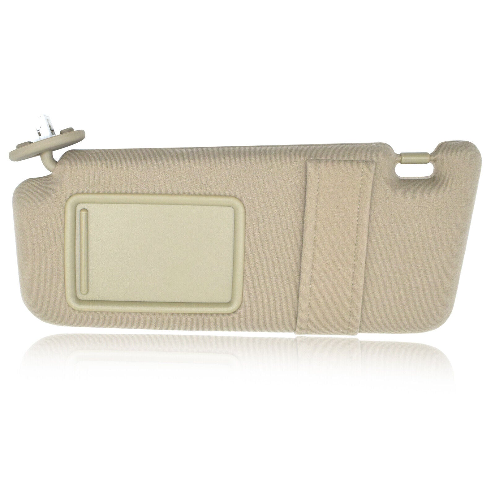 Beige Left Driver Side Sun Visor For Toyota Venza 2009-2016 With Sunroof  Ivory Mirror