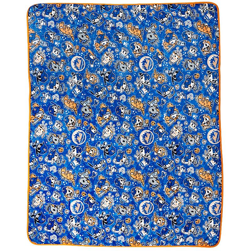 tokidoki New York Mets 60 x 50 Plush Blanket