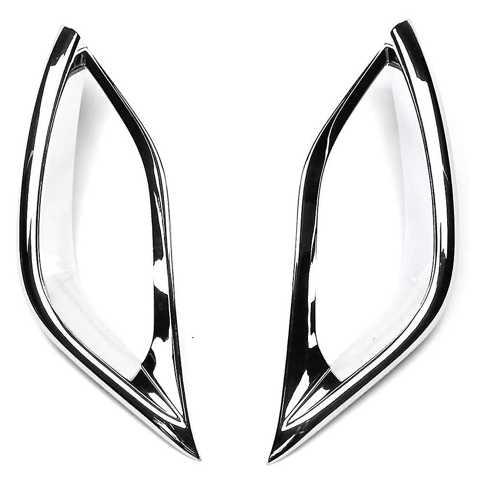 For Highlander 2020 2021 2022 Abs Chrome Rear Fog Light Lamp Cover Trim Foglight Bezel Decoration F