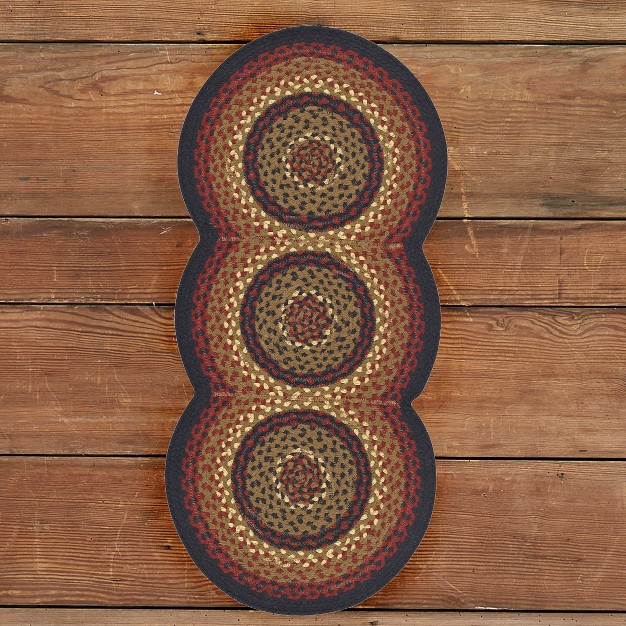 Park Designs Folk Art Braided Table Runner 34 x27 x27 l