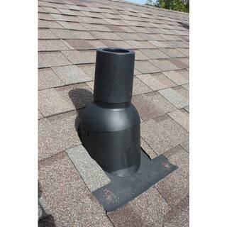 Perma-Boot Pipe Boot for 2 in. I.D. Vent Pipe Black Color New ConstructionReroof PB 312-2BK