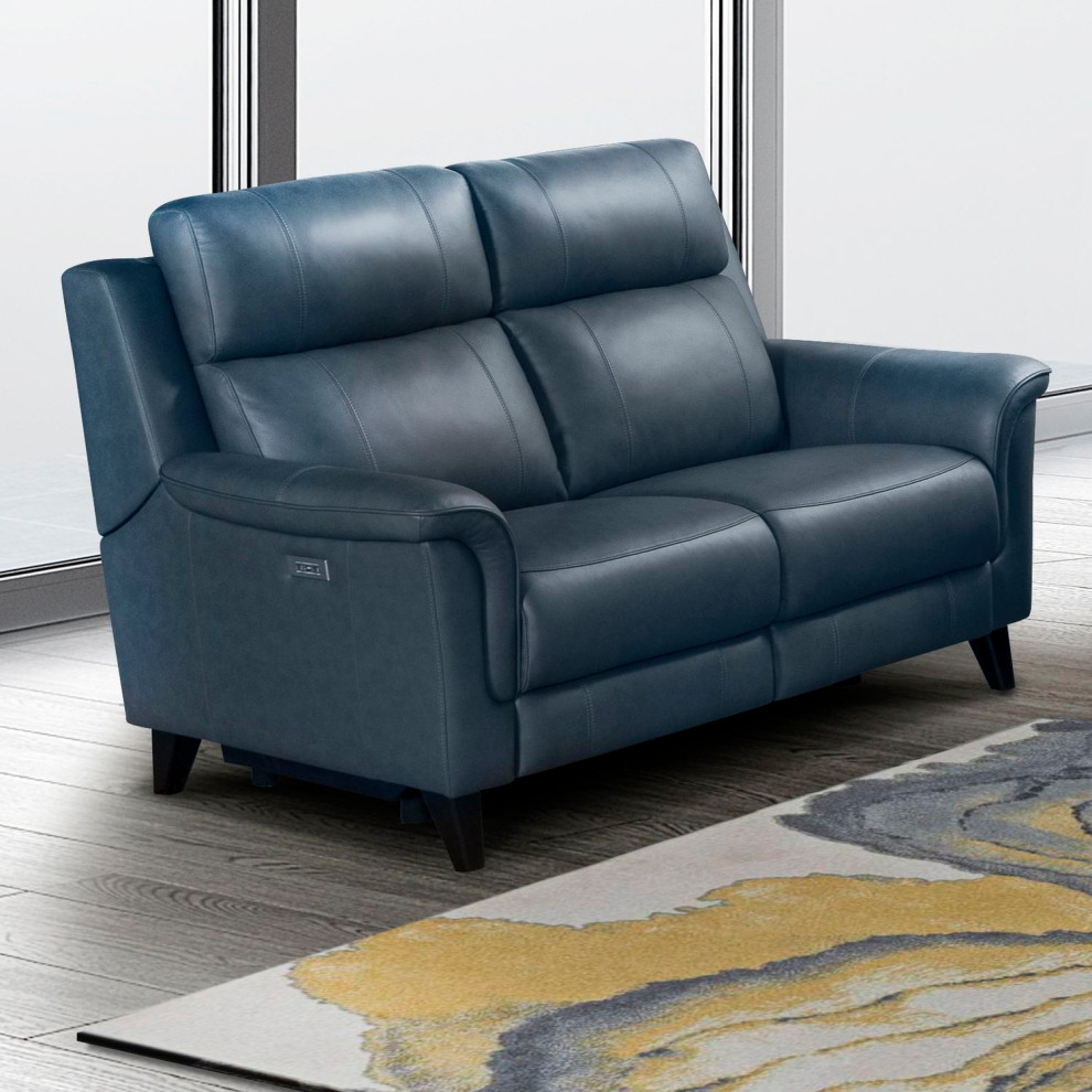 BarcaLounger Kester Loveseat  Masen Bluegray   Transitional   Loveseats   by Unlimited Furniture Group  Houzz