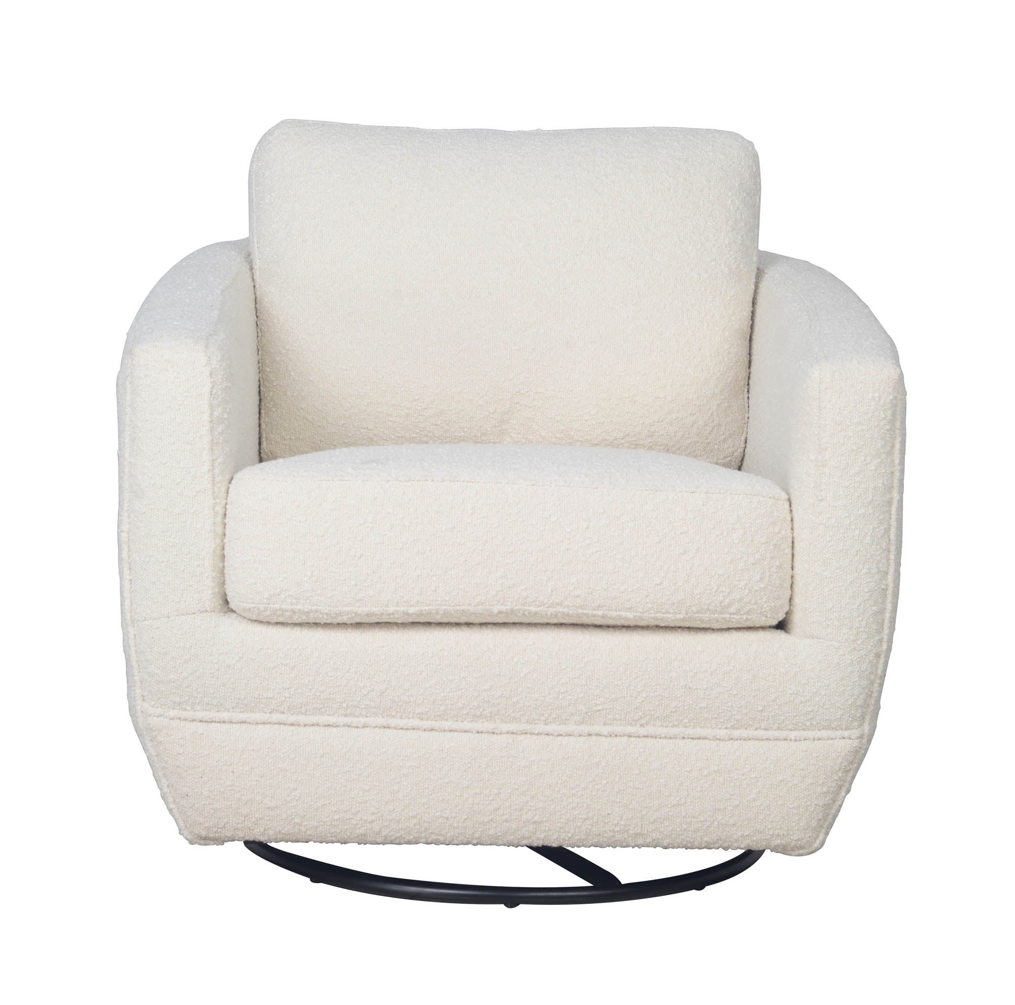 Baltimo Swivel Glider - Boucle Cream