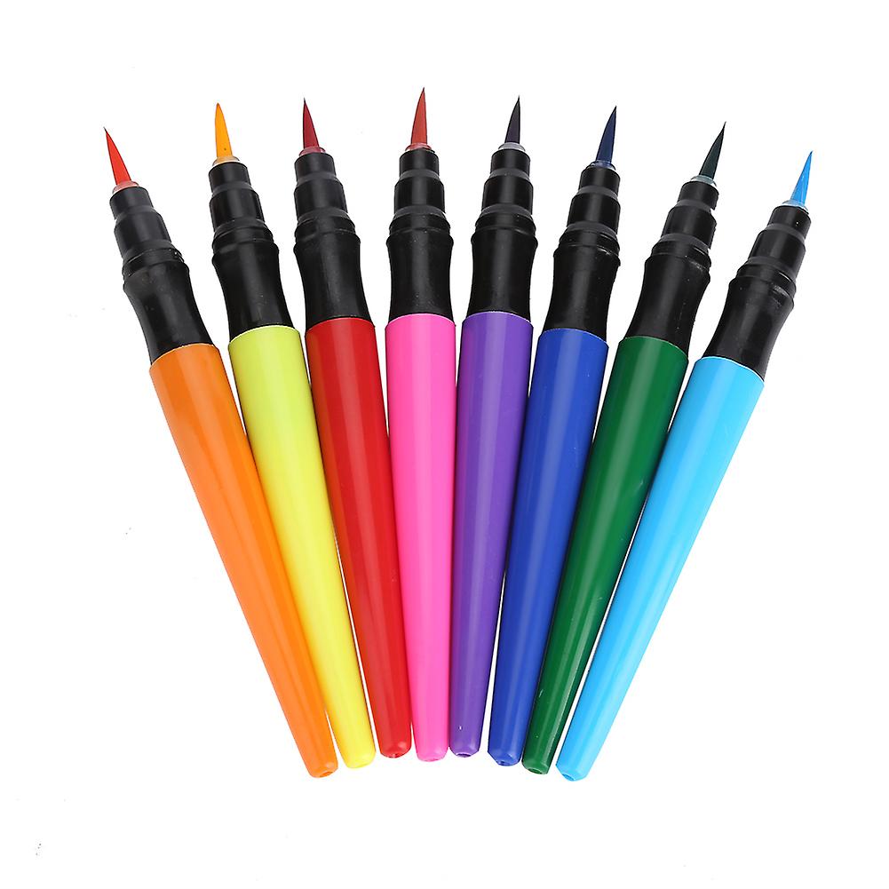 8pcs Body Painting Brush Pen Set Artistic Watercolour Drawing Pen