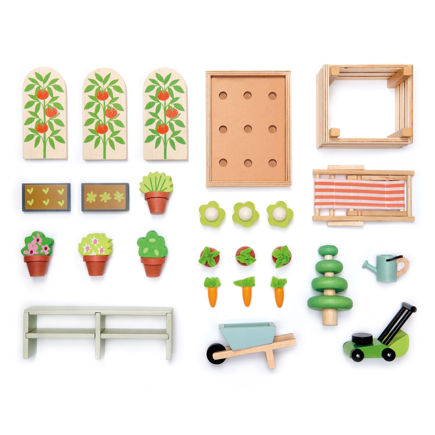 Greenhouse and Garden Set by Tender Leaf Toys