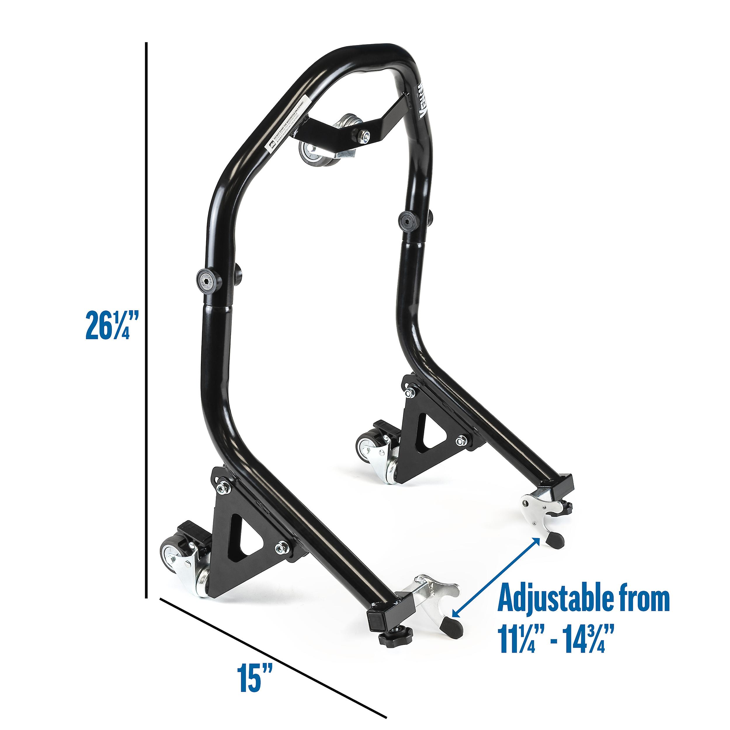 Dolly Stand Rear Motorcycle Wheel Lift Jack， Rear Spool Attachments， Black， Compatible with 2018-2022 Yamaha MT-10