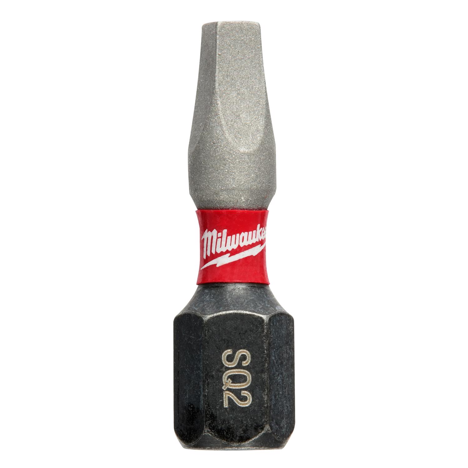 MW Shockwave Square #2 X 1 in. L Screwdriver Bit Steel 5 pk