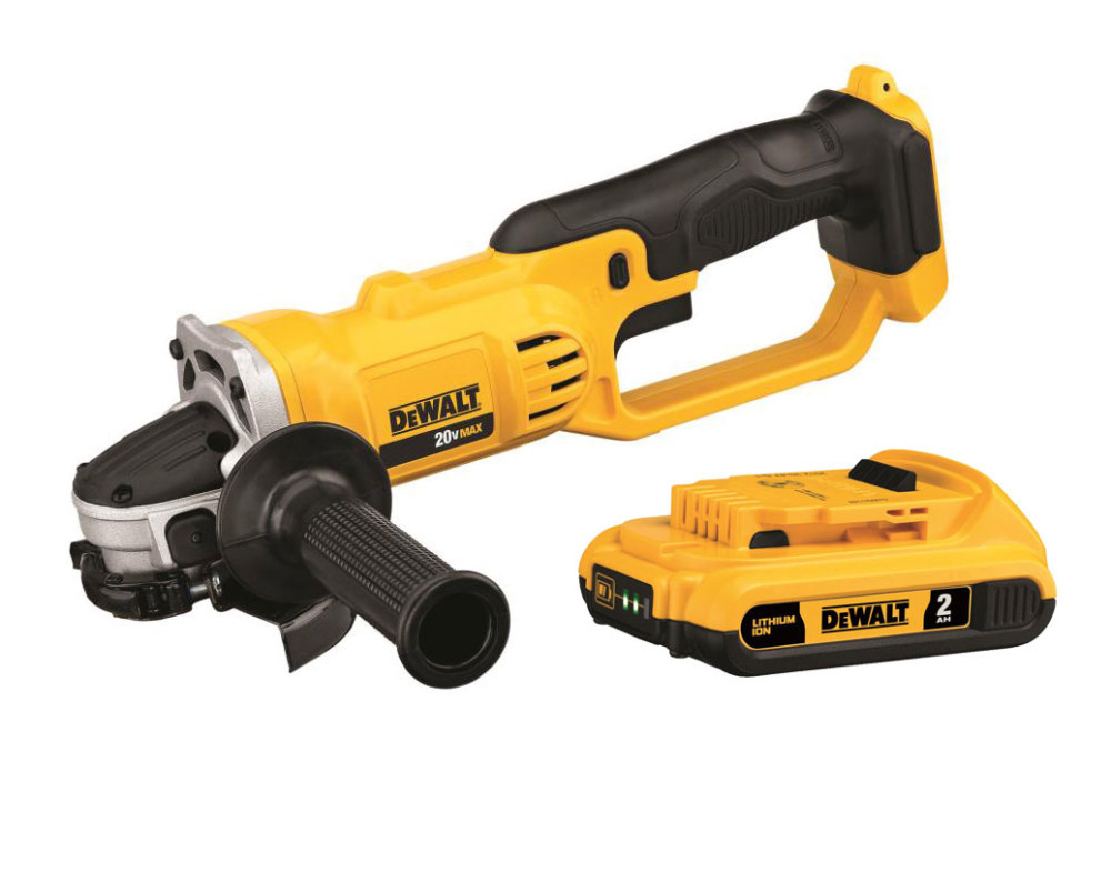 DEWALT 20V MAX* 4 1/2 in Cut-Off Tool with 2Ah Battery Bundle DCB203-DCG412B from DEWALT