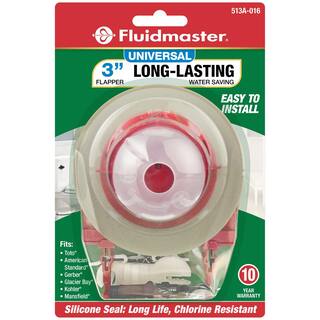 Fluidmaster Universal 3 in. Premium Adjustable Toilet Tank Flapper 513A-016-P4