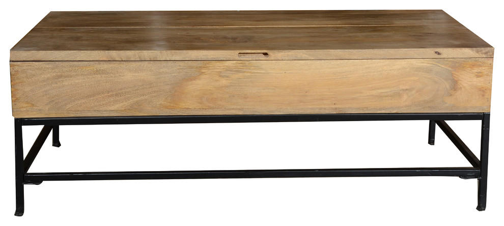 Storage Coffee Table   Industrial   Coffee Tables   by Rustic Home Interiors  Houzz