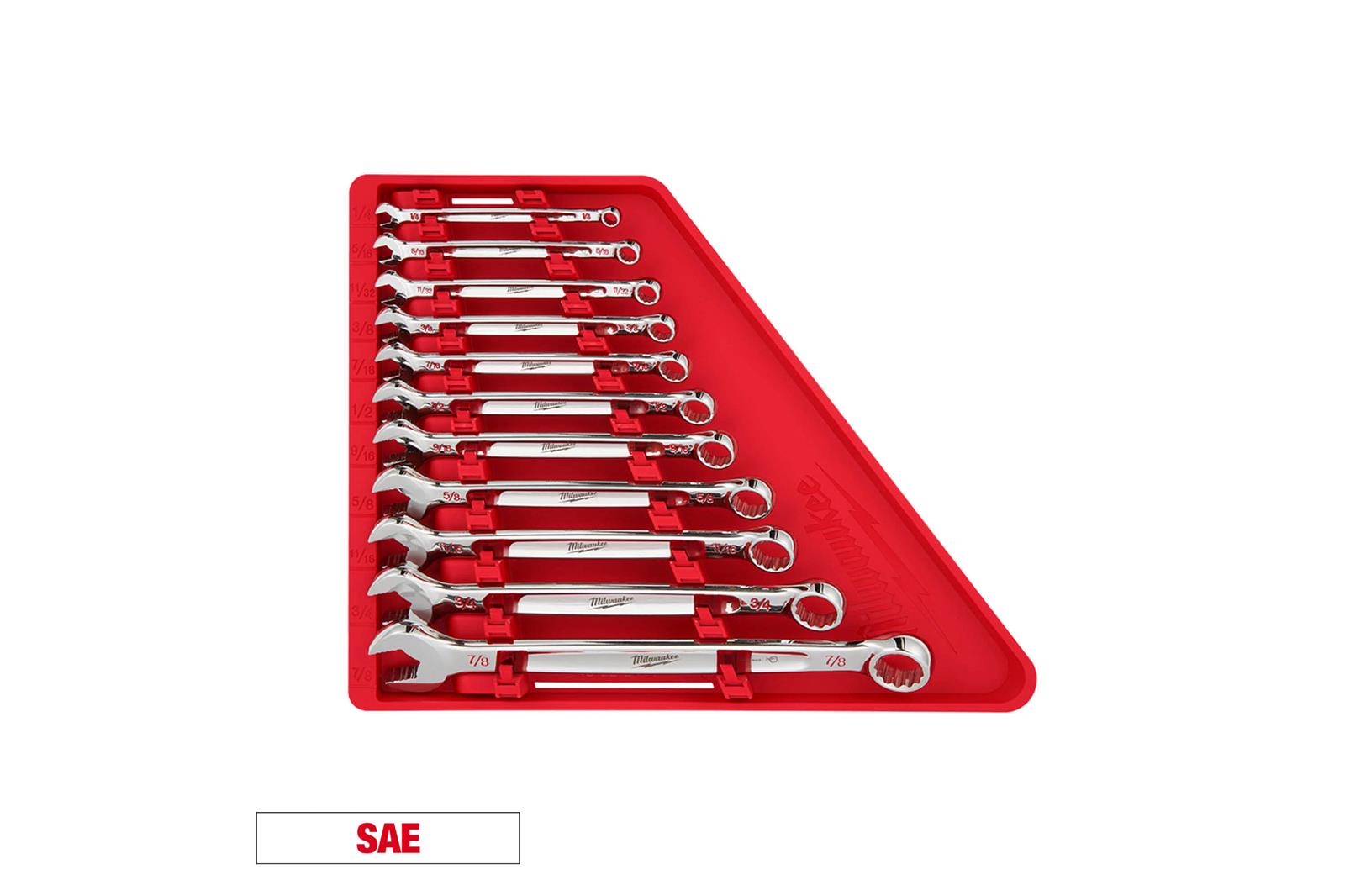 Milwaukee Tool 48-22-9411 Milwaukee 11-Piece SAE MAX BITE Combination Wrench Sets