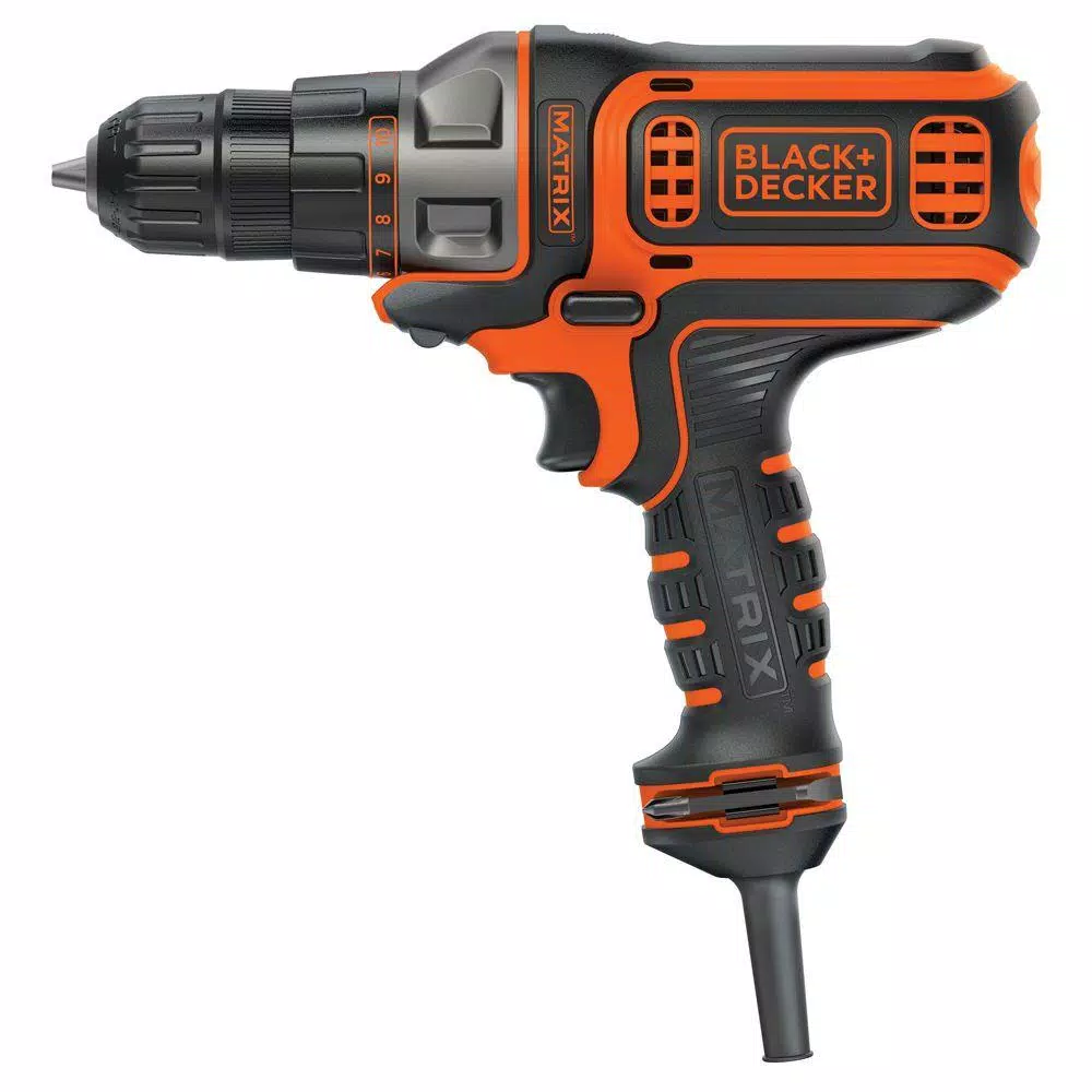 BLACK+DECKER Matrix 4 Amp 3/8 in. Corded Drill and Driver and#8211; XDC Depot