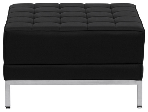 HERCULES Imagination Series Black LeatherSoft Ottoman   Contemporary   Footstools And Ottomans   by First of a Kind USA Inc  Houzz