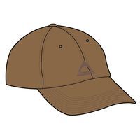 Classic Recycled Cotton 6 Panel Cap - Toffee