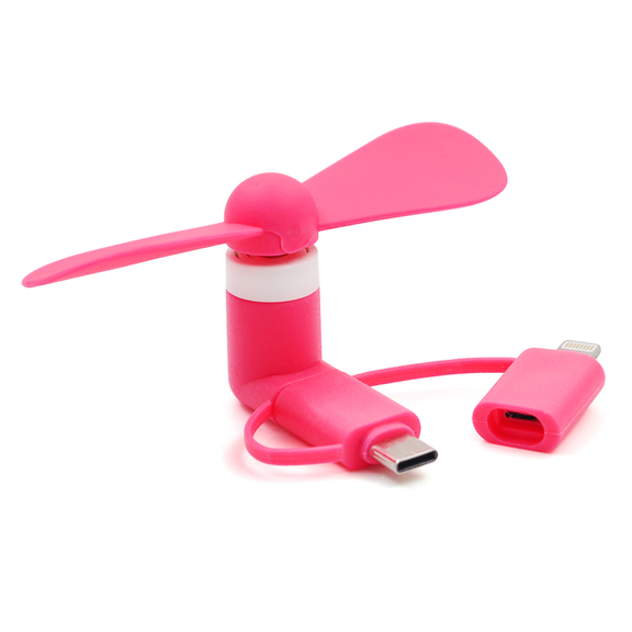 Blank 3 in 1 High Grade USB Micro Phone Fan  Porta...