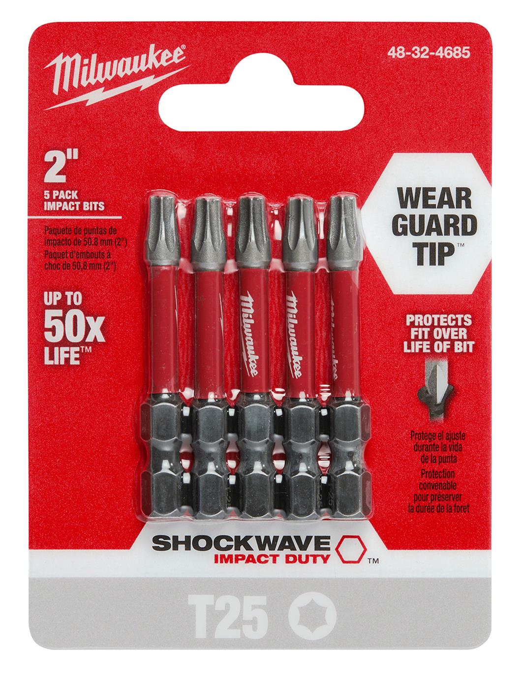 Milwaukee Tool 48-32-4685 Milwaukee SHOCKWAVE Impact Driver Bits