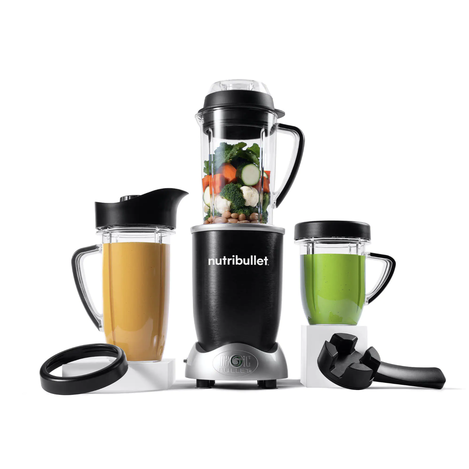 NutriBullet Rx 30 oz. Single Speed Black Blender with 1 Liter Pitcher