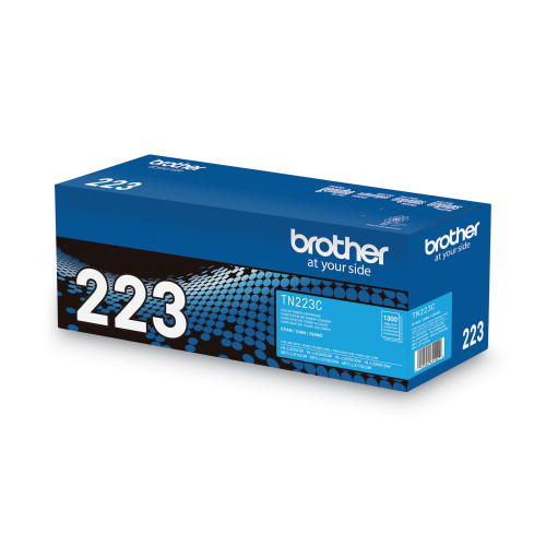 Brother TN223C Toner， 1，300 Page-Yield， Cyan