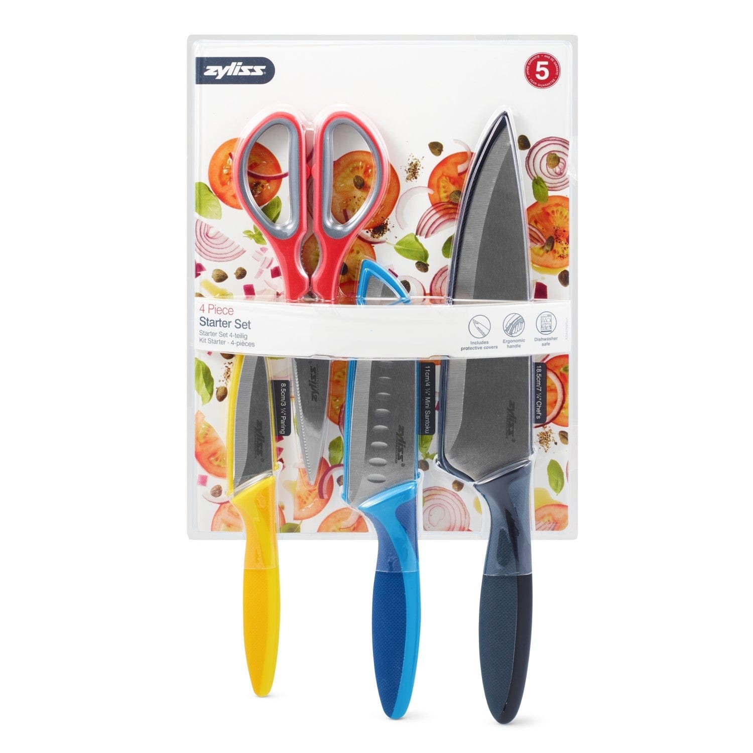 4 Piece Knife and Scissor Starter Value Set