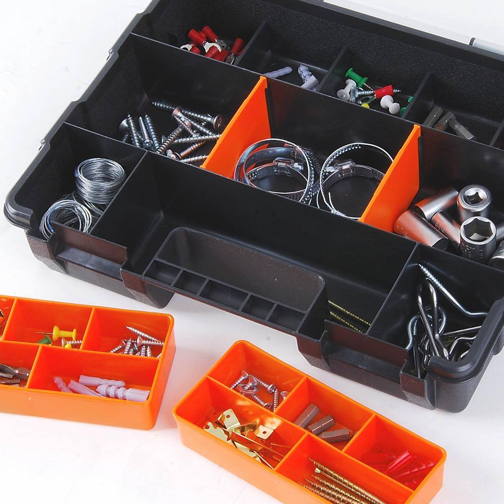 TACTIX 49-Compartments 4 in 1 Small Parts Organizer 320020