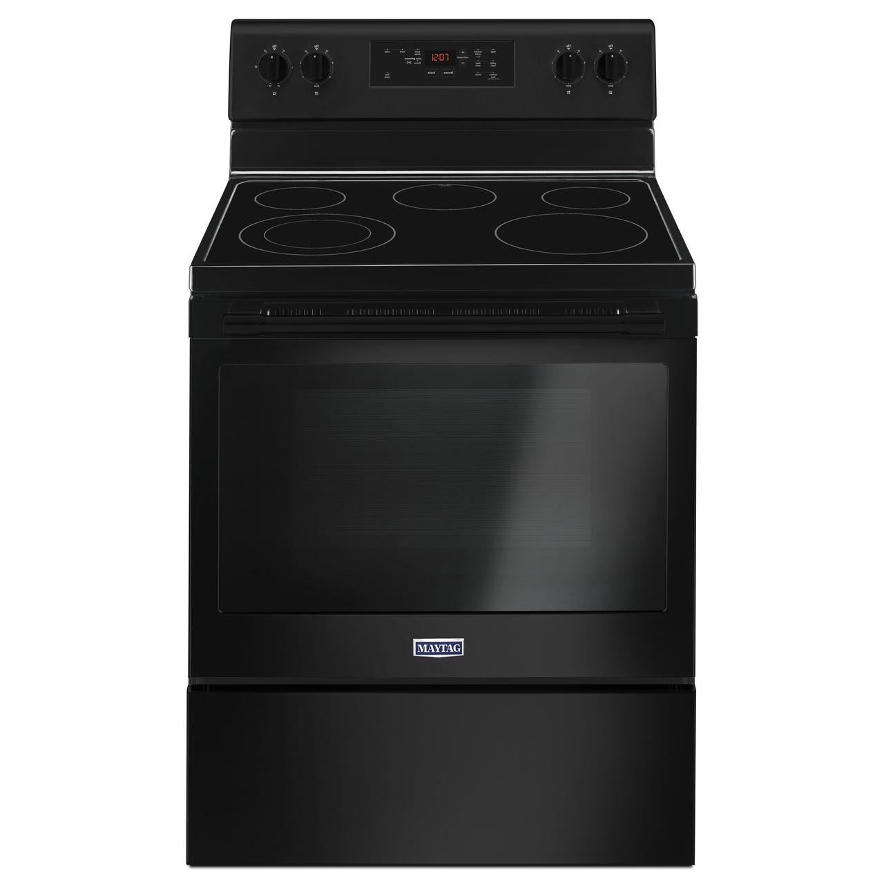 Maytag 30-inch Freestanding Electric Range with Precision Cooking? System YMER6600FB